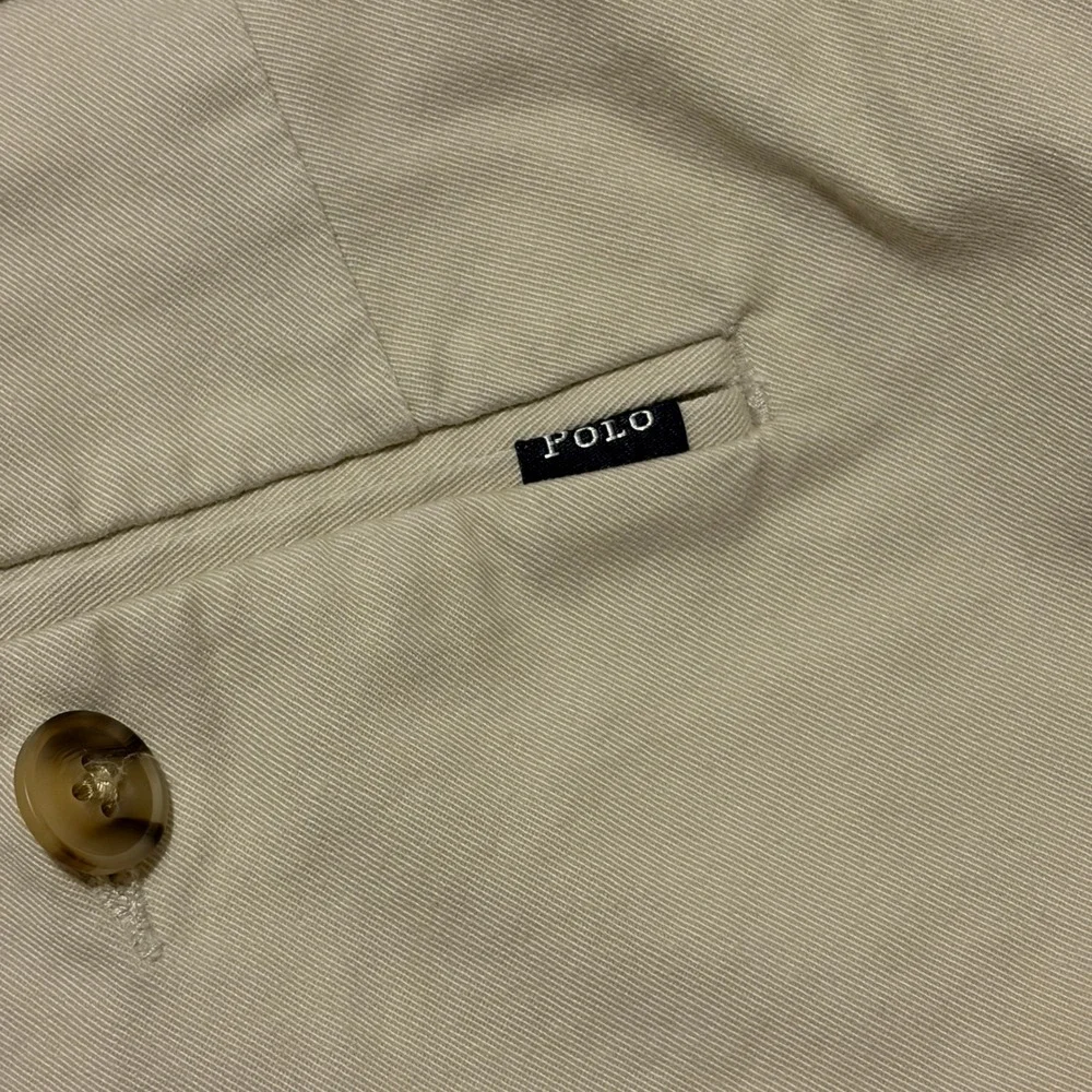 Polo Ralph Lauren Mens Classic Fit Chino Shorts Tan Khaki Size 36 Cotton Blend